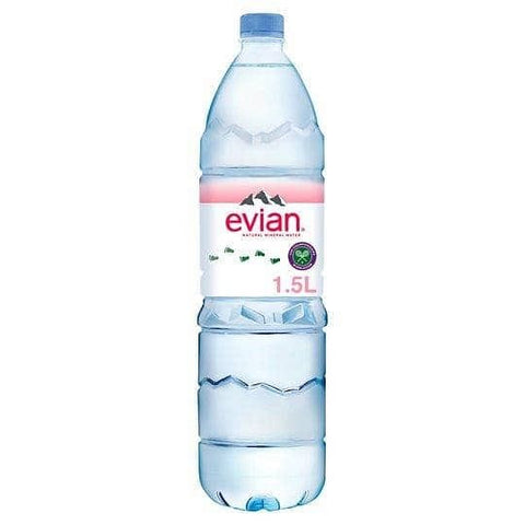 Evian Eau minerale plate naturelle 1,5L freeshipping - Mon Panier Latin