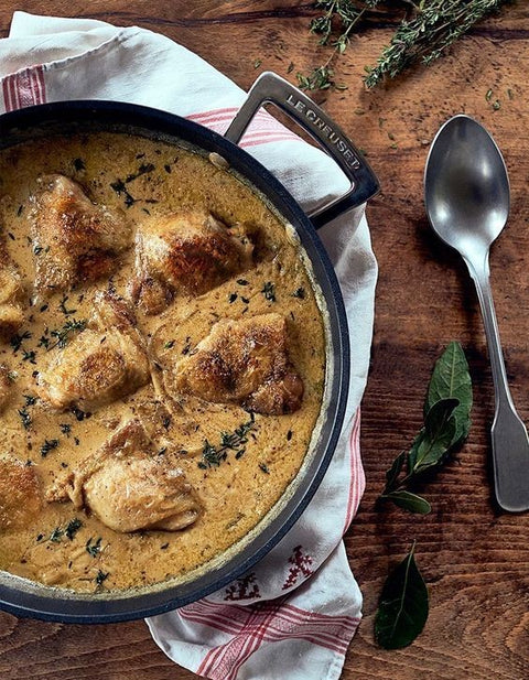 Normandy style chicken
