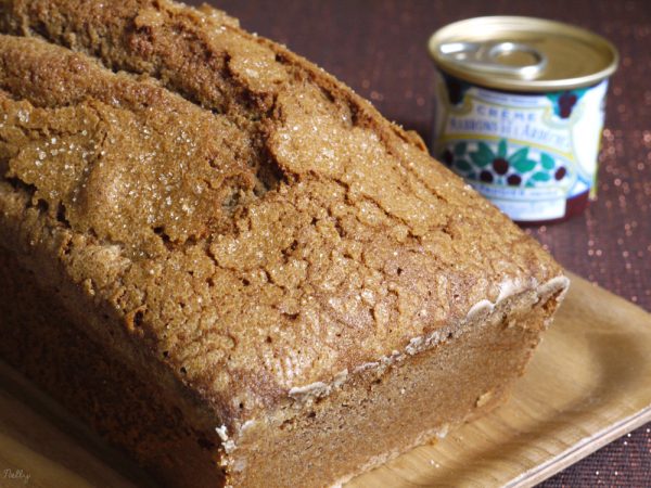 Gâteau moelleux à la crème de marrons