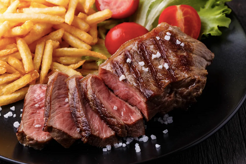 Steak-Frites (Steak with French Fries) in French Supermarkets  : What is steak and fries called in France?
