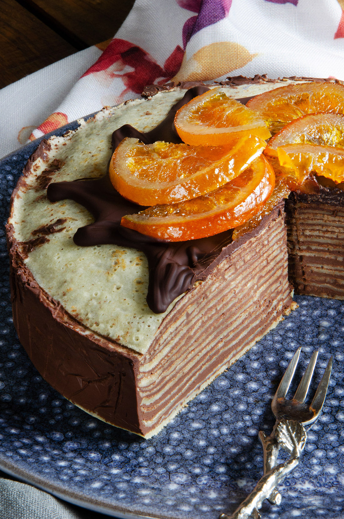 Pancake cake for Candlemas