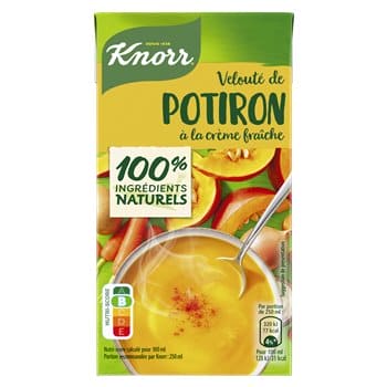 Knorr Soupe liquide veloute Potiron creme fraiche - 500ml