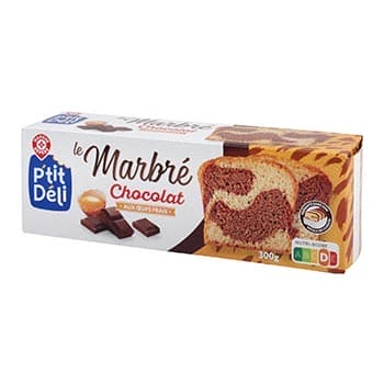 ***PROMO***P'tit Deli Marbre au chocolat 300g