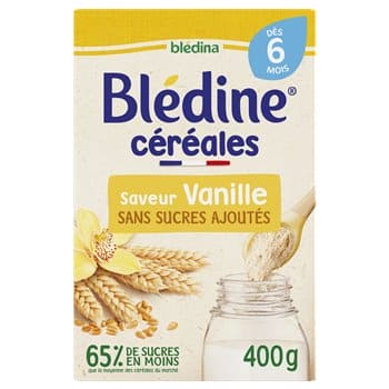 Bledine Cereales bebe 6 mois Vanille - 400g