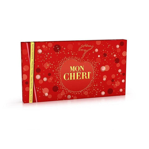 Mon Cheri Bonbons chocolat fin fourres cerise et liqueur x35 boite 367g