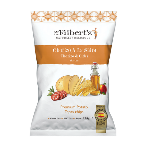 Mr Filbert's Chorizo & Cider Flavour Crisps (125g)