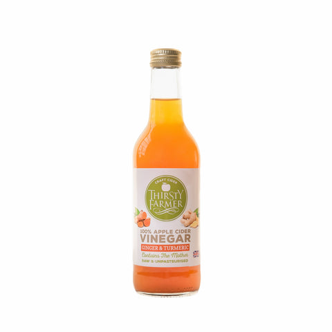 Thirsty Farmer Apple Cider Vinegar with Ginger & Turmeric (330ml)