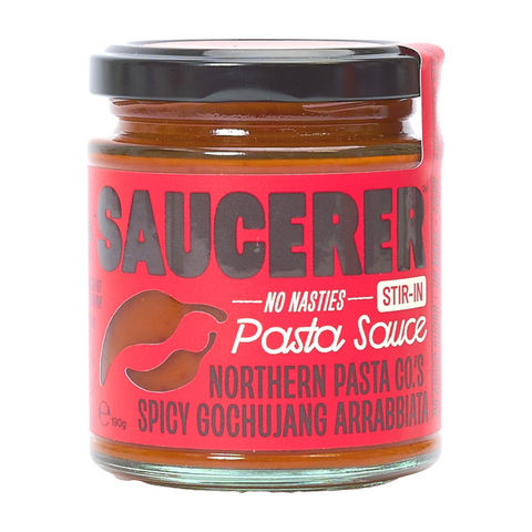 Saucerer Northern Pasta Co's Spicy Gochujang Arrabbiata Pasta Sauce (190g)