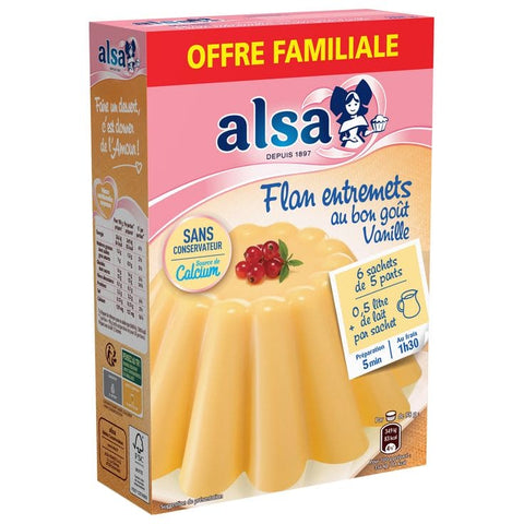 Alsa Préparation flan vanille 192 g