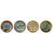 Bia 'Classic Camambert' Set of 4 Cheese Plates