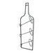 Wall Mounted Black Metal Wine Bottle Holder