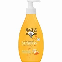 LE PETIT MARSEILLAIS Lait corps Hydratant Nutrition au Beurre de Karité, Amande douce &amp; huile d'argan 250ml