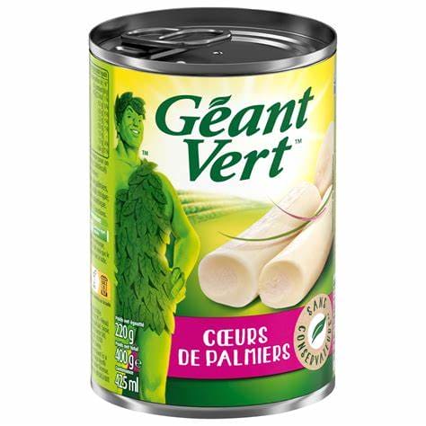 Geant vert coeurs de palmiers sans conservateurs 220g