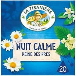 La Tisaniere Infusion Nuit Calme Rene des Pres x20 -28g
