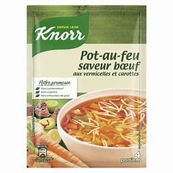 Knorr soupe deshydratee pot au feu aux vermicelles et carottes 55g