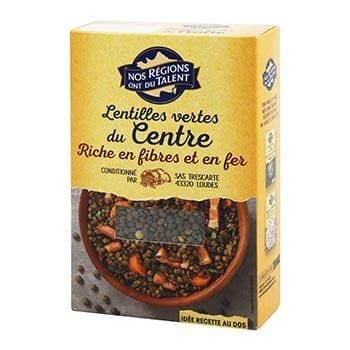 Nos regions ont du talent lentilles verts du centre 500g