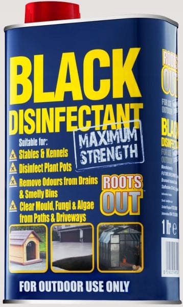 Roots Out Black Fluid 1l Disinfectant