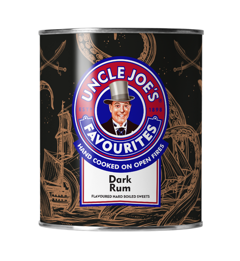 Uncle Joe's Dark Rum Boiled Sweets (120g)