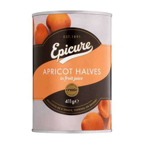 Epicure Apricot Halves in Fruit Juice (410g)
