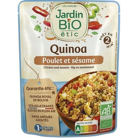 Jardin Bio Quinoa Poulet et Sesame 250g freeshipping - Mon Panier Latin
