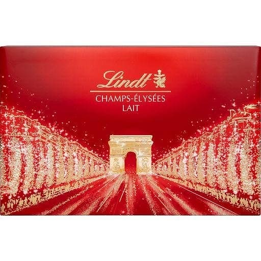 Lindt Chocolats Champs Elysées Au lait / Noirs / Blancs 182g 
