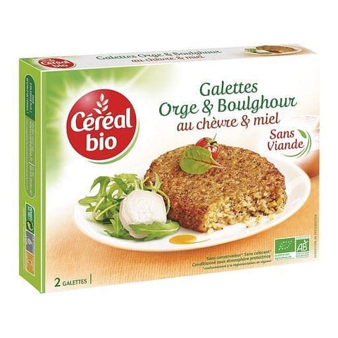 Cereal Bio Galettes Orge et Boulghour au chevre et miel bio sans viande 200g freeshipping - Mon Panier Latin