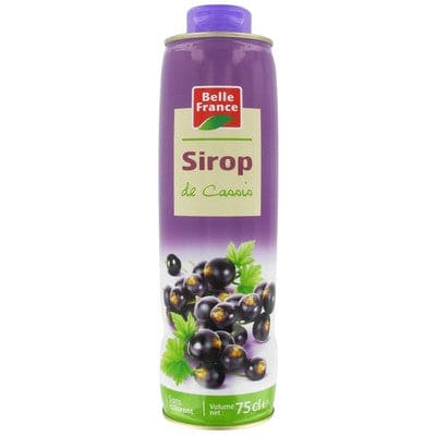 BELLE FRANCE Sirop Cassis -75cl