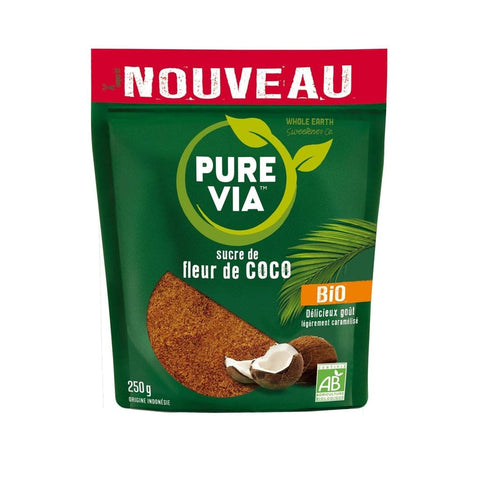 PURE VIA Sucre Fleur de Coco Bio -250g