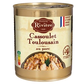 Maison Rivière Cassoulet Toulousain au porc - 840g