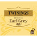 TWININGS original Earl Grey x50 -100g