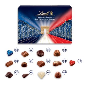 Lindt Champs-Elysees Boxed Chocolate Gold Box Review 