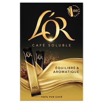 L'Or Café soluble x80 sticks - 144g