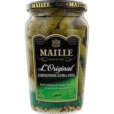 Maille Cornichons extra fins cueillis main selection grand croquant 400g freeshipping - Mon Panier Latin