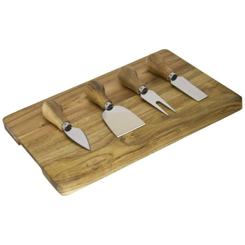 Taylors Eye Witness Acacia Wood Cheese Knife & Cheese Board Set