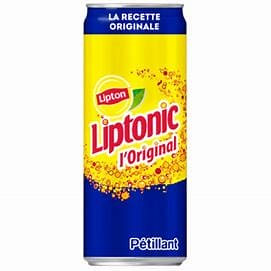 Liptonic boisson gazeuse a base de the (longue cannette) 33cl