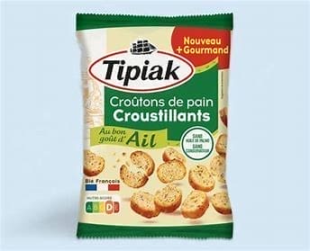 Tipiak Croûtons De Pain Croustillants Ail 75g