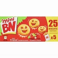 **PROMO**BN Mini Biscuits aux Fraises 2+1 GRATUIT - 525g