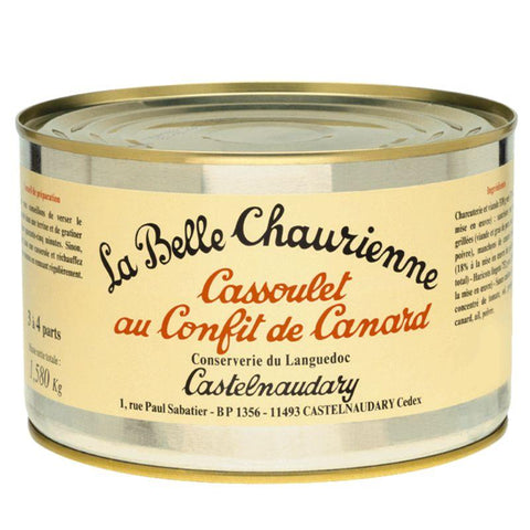 LA BELLE CHAURIENNE- classic cassoulet au confit de canard 1580g* freeshipping - Mon Panier Latin
