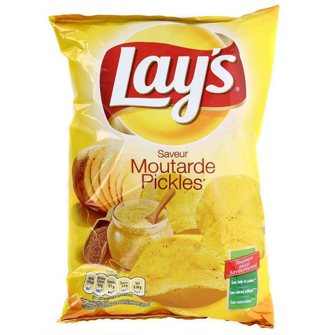 Lay's Chips saveur moutarde pickles 130g freeshipping - Mon Panier Latin
