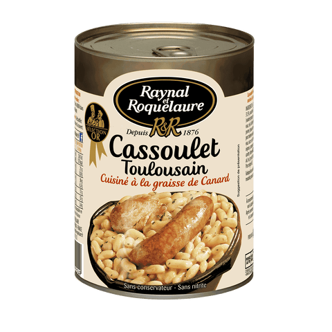 Raynal & Roquelaure Cassoulet toulousain cuisine a  la graisse de canard 840g freeshipping - Mon Panier Latin