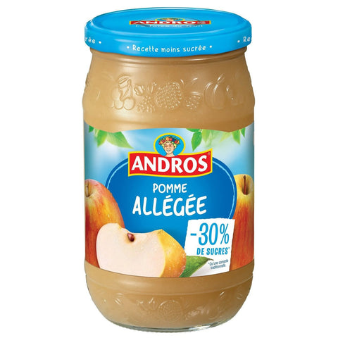 Andros Compote pommes allegee 730g freeshipping - Mon Panier Latin