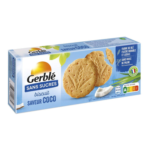 Gerble Bio Sables Biscuit coco 132g freeshipping - Mon Panier Latin