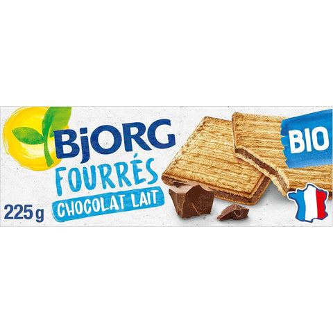 Bjorg Biscuits fourres chocolat au lait bio 225 g freeshipping - Mon Panier Latin