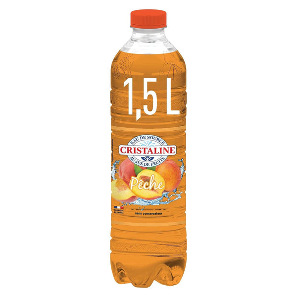 Cristaline Flavored water peach – Mon Panier Latin