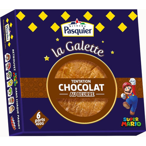 Pasquier Galette des rois Tentation Chocolat et sa feve 400g freeshipping - Mon Panier Latin