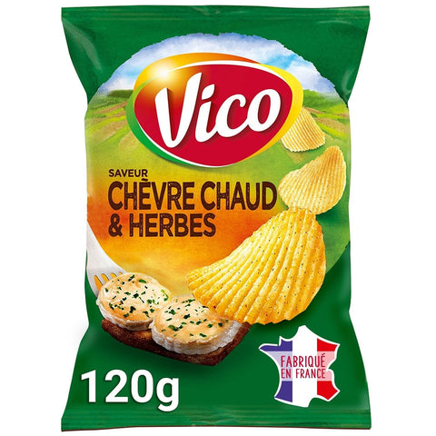 Vico Chips chevre chaud et herbes 120g freeshipping - Mon Panier Latin