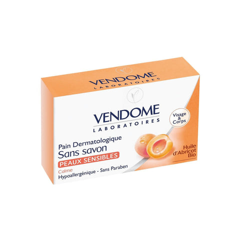VENDOME Pain dermatologique sans savon huile abricot Bio 100g freeshipping - Mon Panier Latin