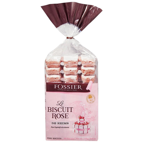 FOSSIER Biscuits roses de Reims le paquet de 30 - 250 g freeshipping - Mon Panier Latin