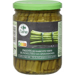 Carrefour Extra - Fagots de haricots verts - le bocal de 220g net egoutte freeshipping - Mon Panier Latin