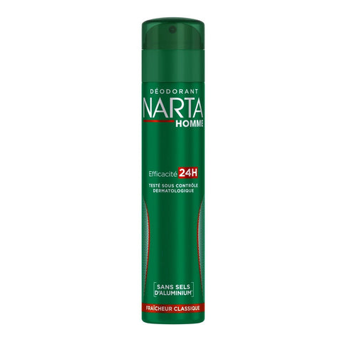 Narta Deodorant homme 24h Classique spray 200mL freeshipping - Mon Panier Latin